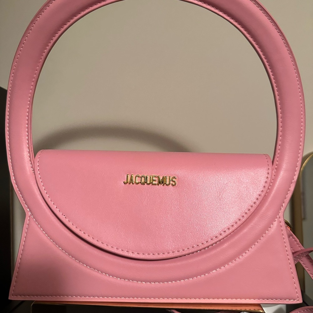 Jacquemus Pink Mini Bag with Circular Handle